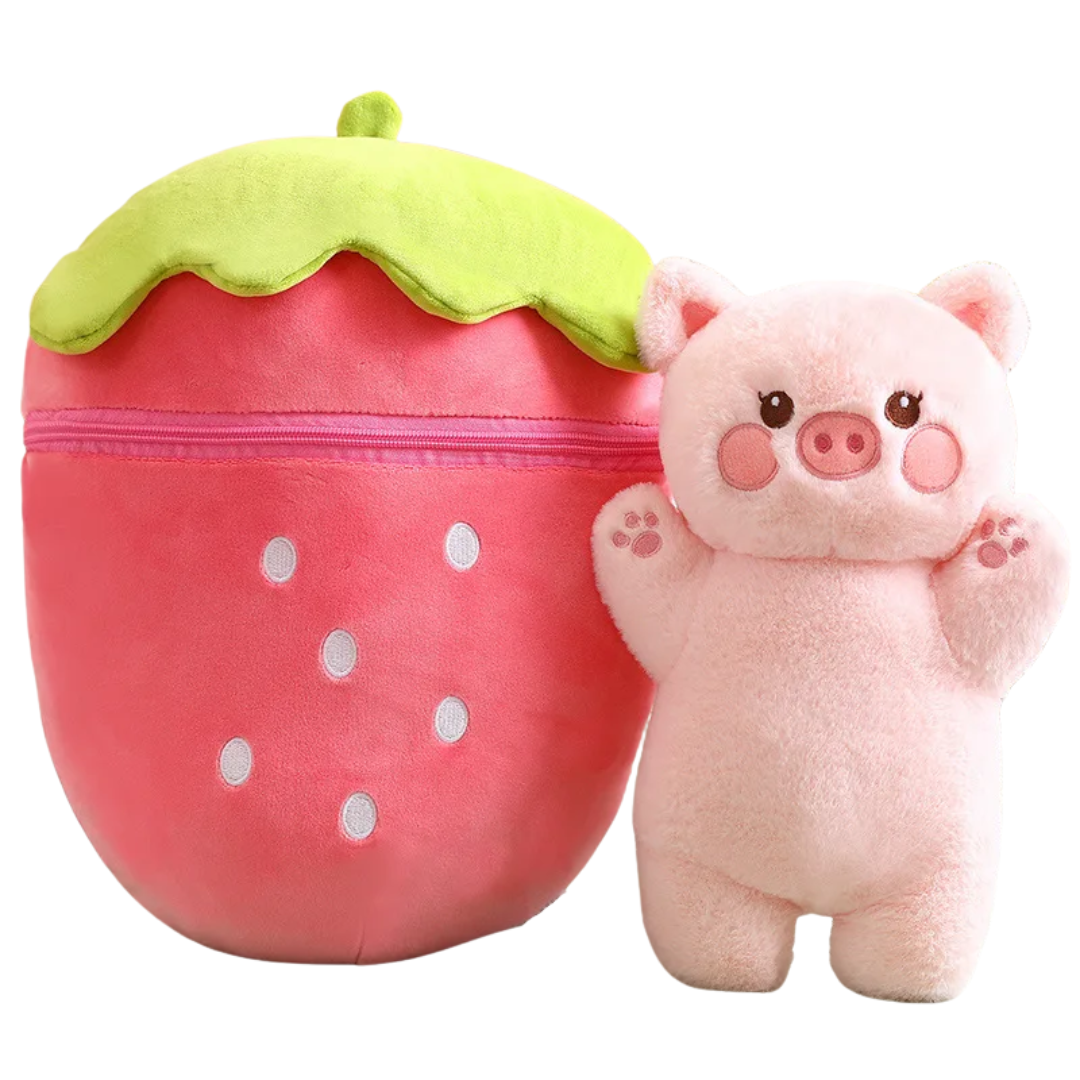 Piglum™ Piggy in a Berry Plushie